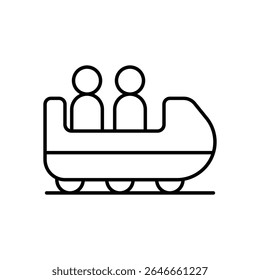 Achterbahnsymbol, Vektorgrafik