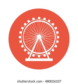 roller coaster isolated icon vector illustration design