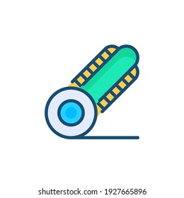 Roller Cutter icon in vector. Logotype