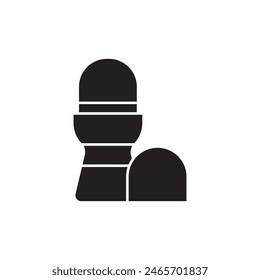 Icono del desodorante del rodillo, Plantilla para el gráfico y el Diseño web. Ilustración vectorial