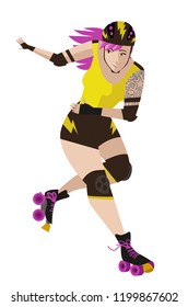 roller derby girl