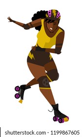 roller derby girl