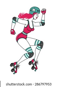 Roller Derby Girl.