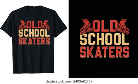 Roller derby Ice Skating T-shirt Design, Ice winter sports skates T-shirt design