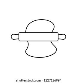Roller, flour icon suitable for info graphics, websites and print media and interfaces. Line vector icon.