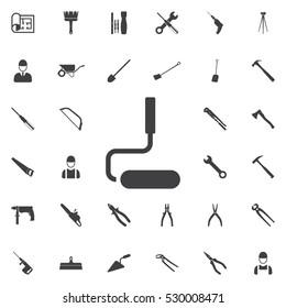  roller icon. Construction icons universal set for web and mobile