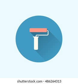 roller icon. flat style