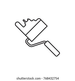 roller icon illustration isolated vector sign symbol