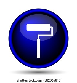 Roller icon. Internet button on white background. EPS10 vector
