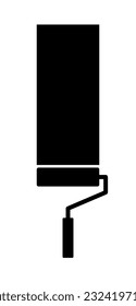 Roller icon. Paint roller for paint. Attribute of construction or repair.