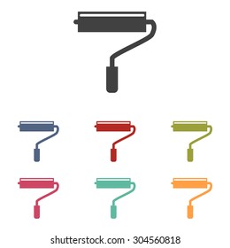 Roller icon set