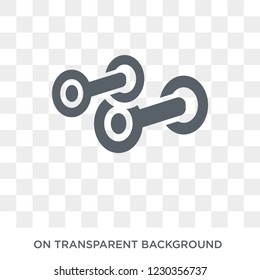 Roller icon. Trendy flat vector Roller icon on transparent background from Gym and fitness collection. 