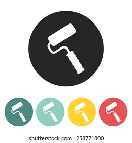 Roller icon.Vector illustration.