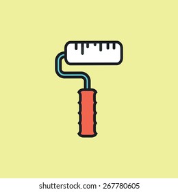 Roller icon.Vector illustration.