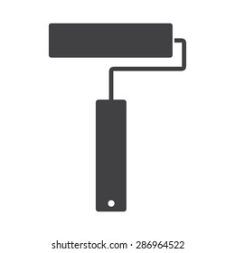 Roller paint icon