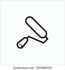 Symbol für Rollen, einzeln auf hellem Hintergrund, perfekt für Website, Blog, Logo, Grafikdesign, soziale Medien, Benutzeroberfläche, mobile App