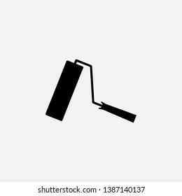 roller paint icon sign signifier vector