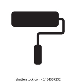 Roller paint icon in trendy flat style design. Vector graphic illustration. Suitable for website design, logo, app, and ui. EPS 10.