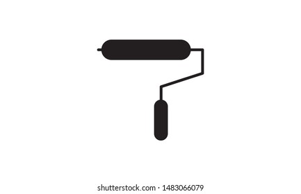 Roller paint icon in trendy flat style design. Vector graphic illustration. Suitable for website design, logo, app, and ui. EPS 10.