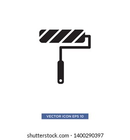 roller paint icon vector illustration