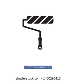 roller paint icon vector illustration