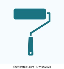 Roller, paint tool icon vector illustration EPS10