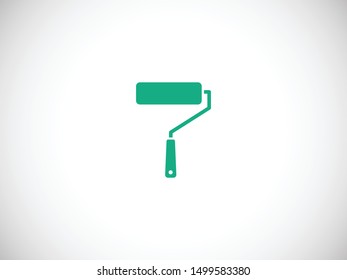 Roller, paint tool icon vector illustration EPS10