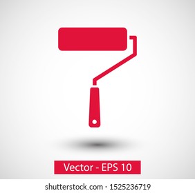 Roller, paint tool icon vector illustration EPS10