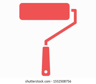 Roller, paint tool icon vector illustration EPS10