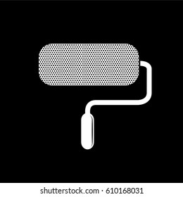 roller paints icon vector illustration