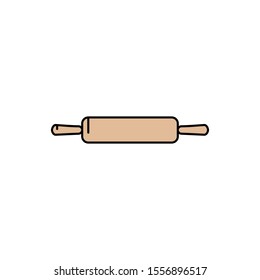 roller pin icon, illustration design template
