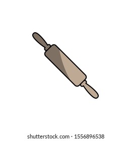 roller pin icon, illustration design template