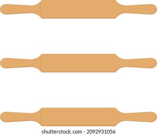 Pines de rodillo, ilustración, vector sobre un fondo blanco.
