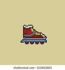 roller shoe in pixel style
