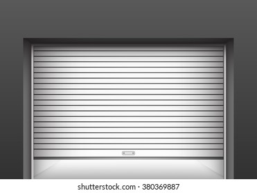 Garage Shutter Stock Illustrations Images Vectors Shutterstock