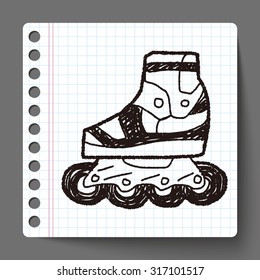 Roller skate doodle