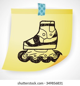 Roller skate doodle
