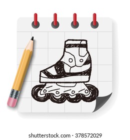 Roller skate doodle