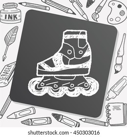 Roller skate doodle