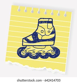 Roller skate doodle