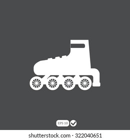 roller skate Icon. 