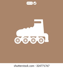 roller skate Icon. 