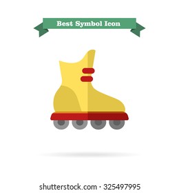 Roller skate icon