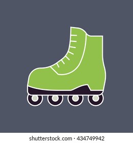 Roller skate icon