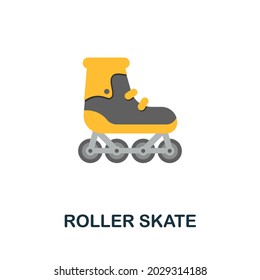 Roller Skate icon. Flat sign element from extreme sport collection. Creative Roller Skate icon for web design, templates, infographics and more