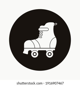 Roller skate icon graphic design vector illustration