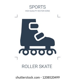 roller skate icon. high quality filled roller skate icon on white background. from sports collection flat trendy vector roller skate symbol. use for web and mobile
