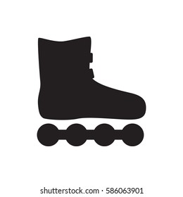 roller skate icon illustration isolated vector sign symbol