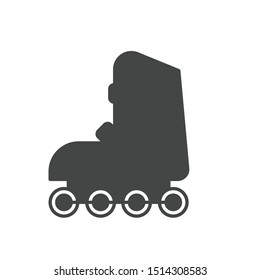 Roller skate icon isolated on white background. Roller symbol modern, simple, vector, icon for website design, mobile app, ui. Vector Illustration
