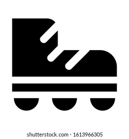 roller skate icon isolated sign symbol vector illustration - high quality black style vector icons
